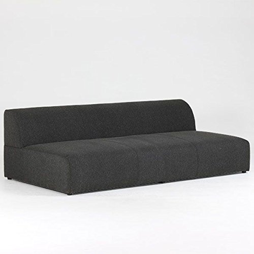 arne ソファ 3人掛け ローソファー 肘なし 布張り Hunt アームレス 3P